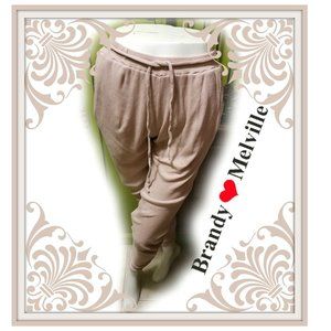 new Brandy melville pink rosa thermal sweats